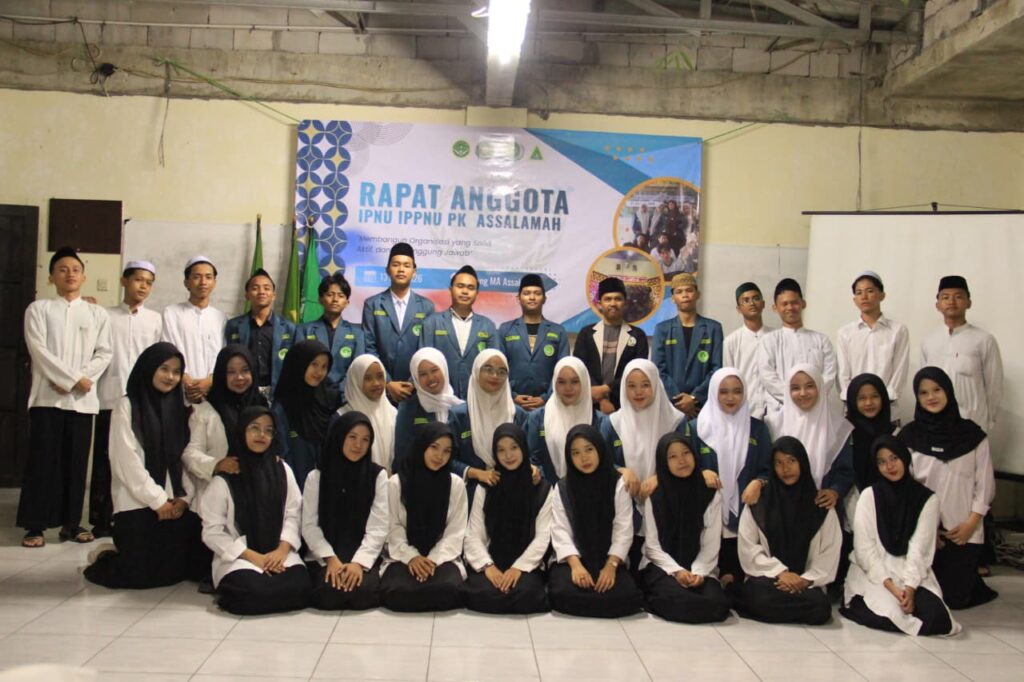 Rapat Anggota PK IPNU-IPPNU Assalamah, Estafet Kepemimpinan Resmi Berganti